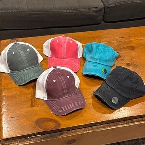 Colorful Distressed Trucker Hats